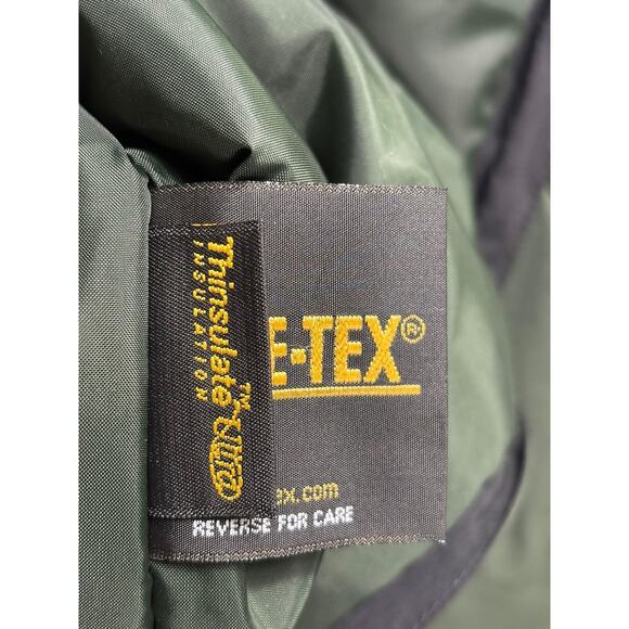 Cabela's Jacket Mens XL Tall Green Gore-Tex Thinsulate Ultra Hooded Parka Coat - Picture 7 of 11